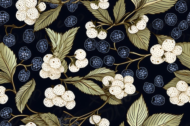 Foto ilustração de padrão de longanberry