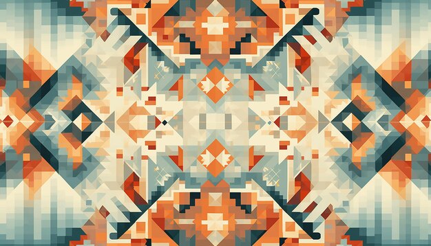 ilustração de padrão de pixel design colorido criativo