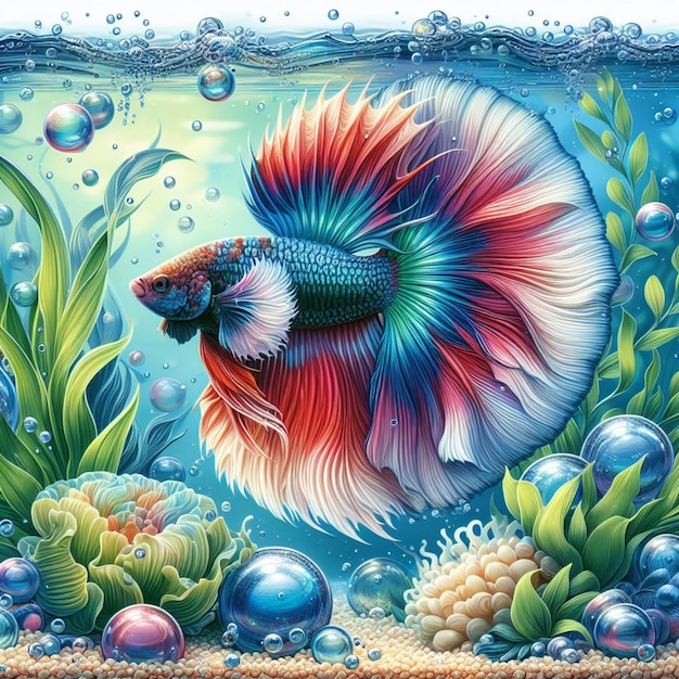 Ilustração de peixes