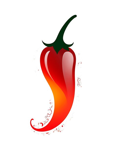 Foto ilustração de pimenta picante