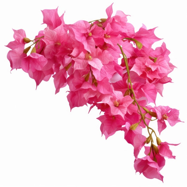 Foto ilustração de plantas buganvílias rosa ai generativexa