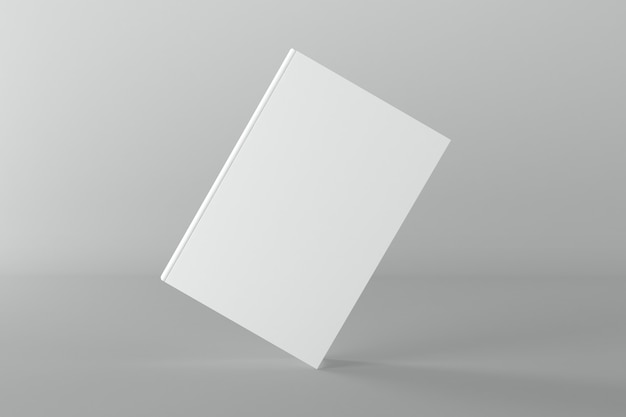Ilustração de renderização 3d de maquete de capa de livro