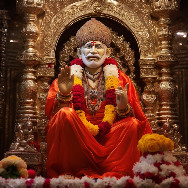 ilustração de Sri Shirdi Sai Baba Murty Darshan