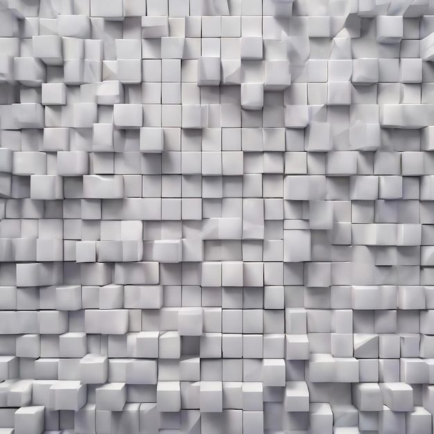 Ilustração de textura de fundo de mosaico abstrato branco de baixo poliéster