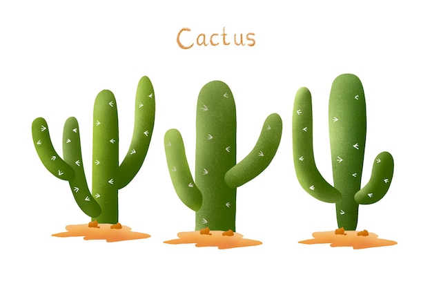 Ilustração de um cacto