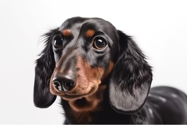 Ilustração de um cão dachshund