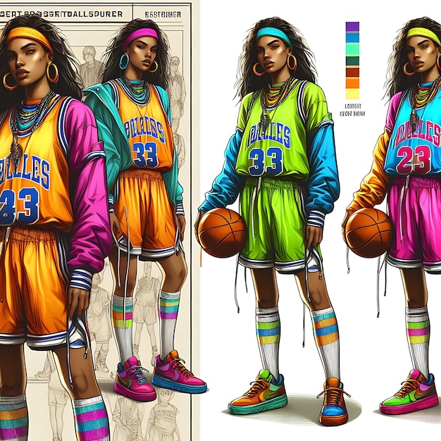 Ilustração de um jogador de basquetebol