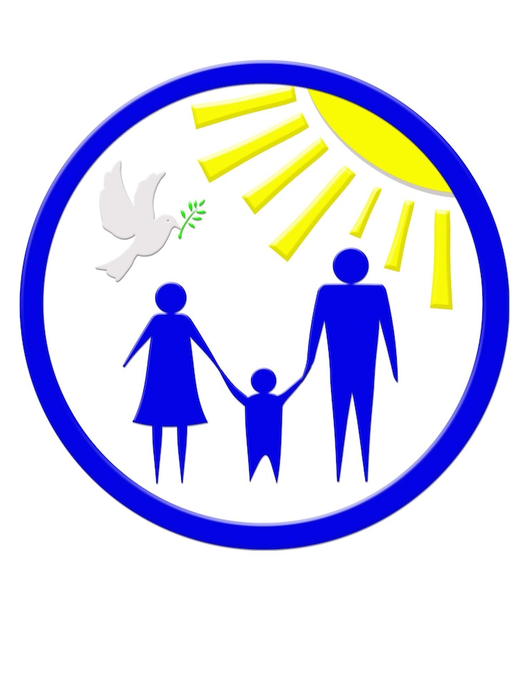Foto ilustração de uma família de três pessoas pai mãe e filho