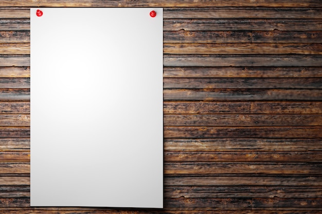 ilustração de uma folha de papel branca para escrever lembretes de tarefas de uma lista de compras