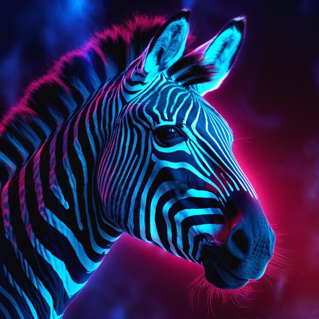 Foto ilustração de zebra