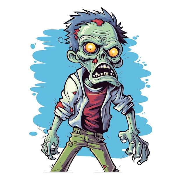 Ilustração de zumbi