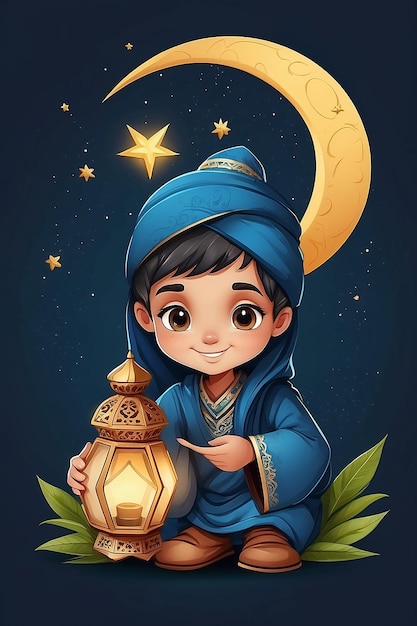 Ilustração desenhada à mão de Ramadan Kareem