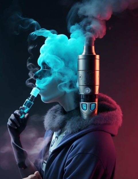 ilustração design vaper