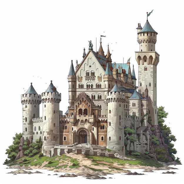 Ilustração do castelo
