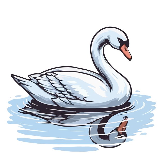 Ilustração do cisne