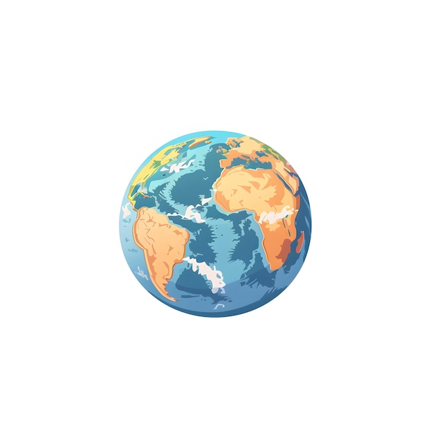 ilustração do dia da terra estilo de cor plana