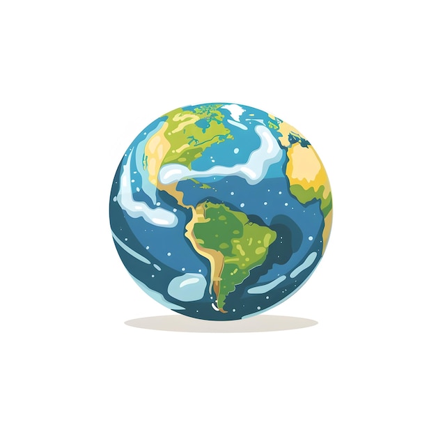 ilustração do dia da terra estilo de cor plana