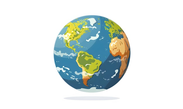 ilustração do dia da terra estilo de cor plana