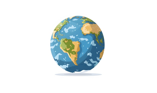 ilustração do dia da terra estilo de cor plana