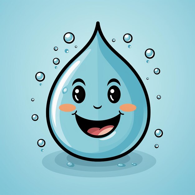 Ilustração do Dia Mundial da Água Imagem gerada por IA