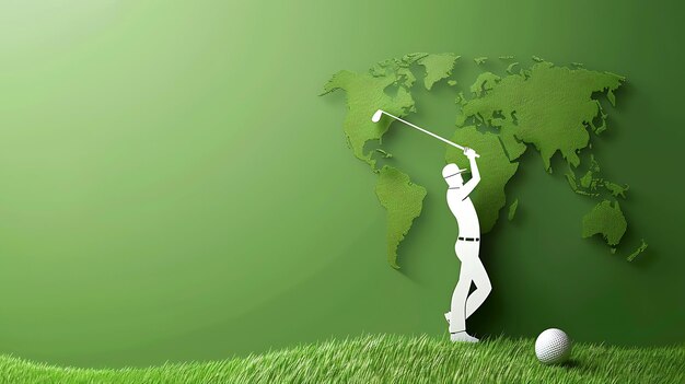 Foto ilustração do dia mundial do golfe