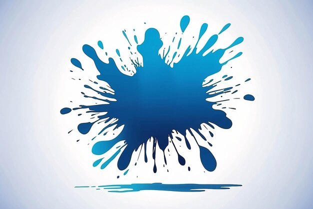 Ilustração do estoque de Blue Blot