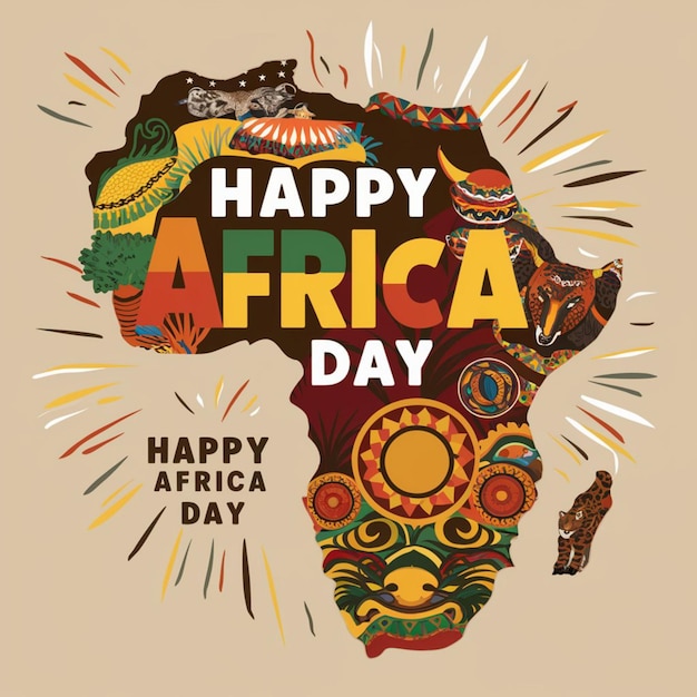Foto ilustração do feliz dia da áfrica