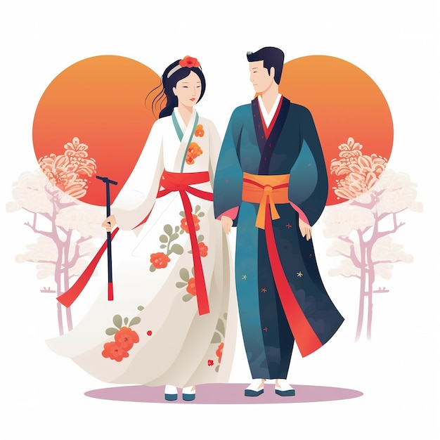 Ilustração do Festival de Chuseok