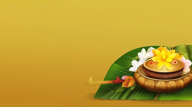 Foto ilustração do festival de onam generative ai