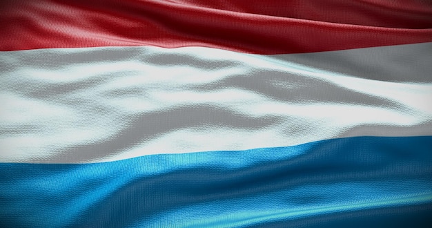 Ilustração do fundo da bandeira nacional de Luxemburgo Símbolo do país