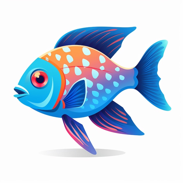 Ilustração do peixe Serenity Oceânico