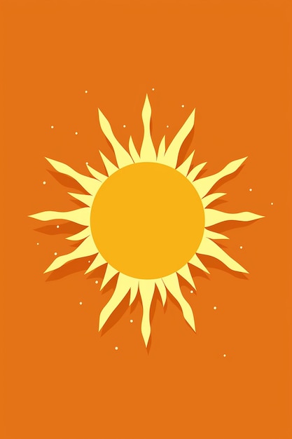 Foto ilustração do sol