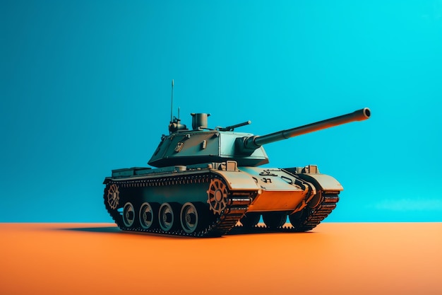 Ilustração do tanque militar