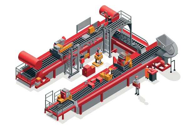 Ilustração do transportador Ilustração dos transportes IA gerativa