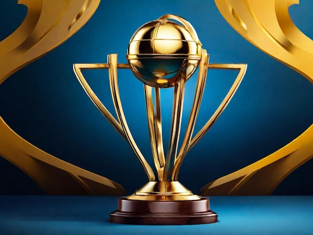 Ilustração do Troféu Realista da Copa de Ouro de Críquete