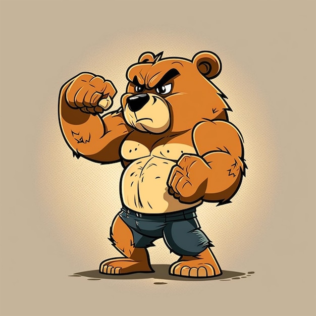 Foto ilustração do vetor angry bear