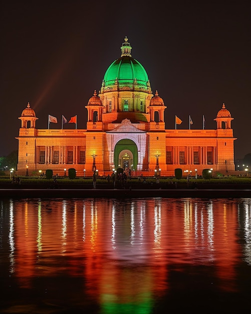 Foto ilustração do victoria memorial de calcutá