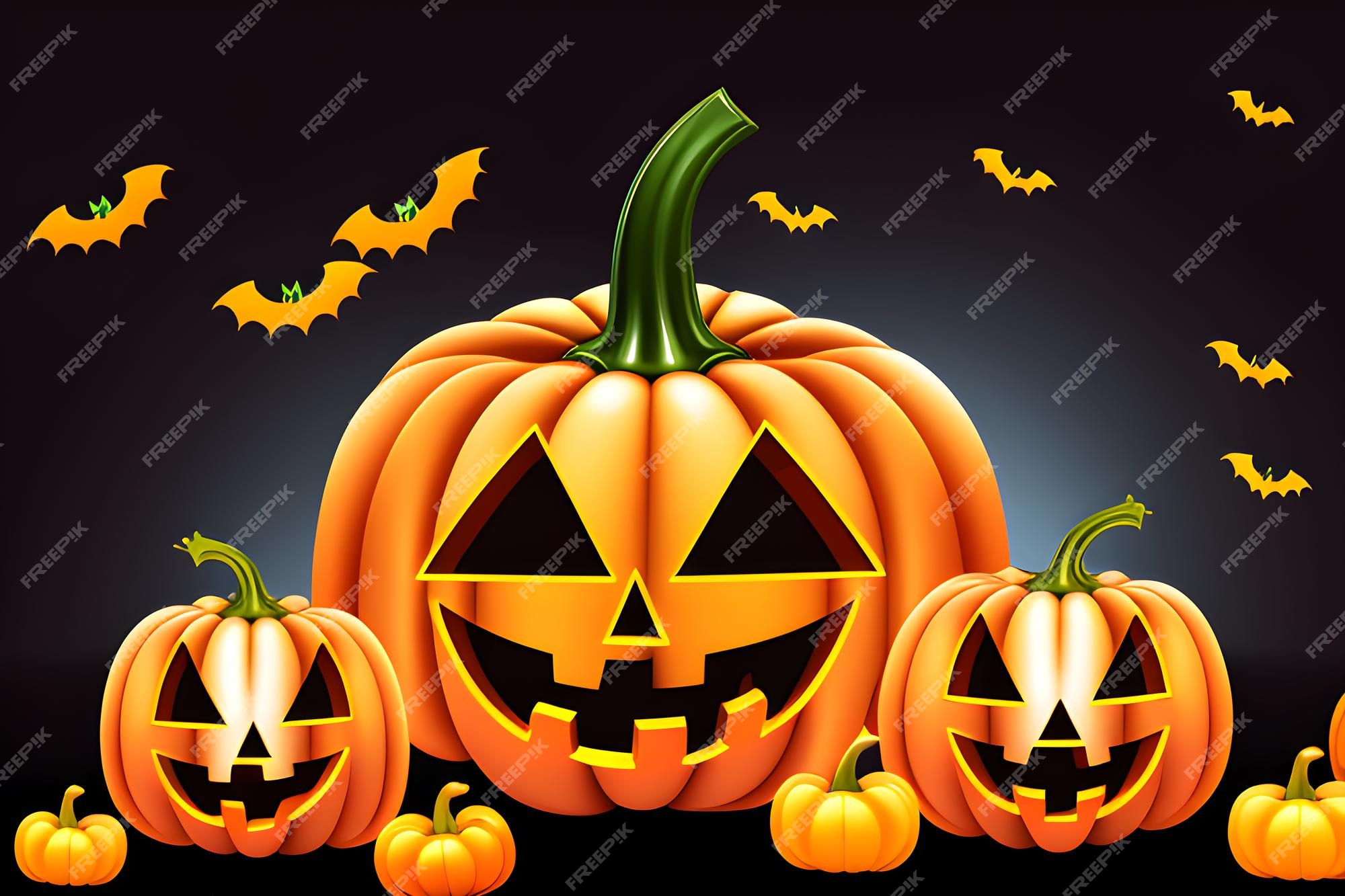 Vetores de Abóbora De Halloween Com Sorriso Assustador Mal Em Engraçado Mão  Doodle Desenho Estilo De Desenho e mais imagens de Arte - iStock