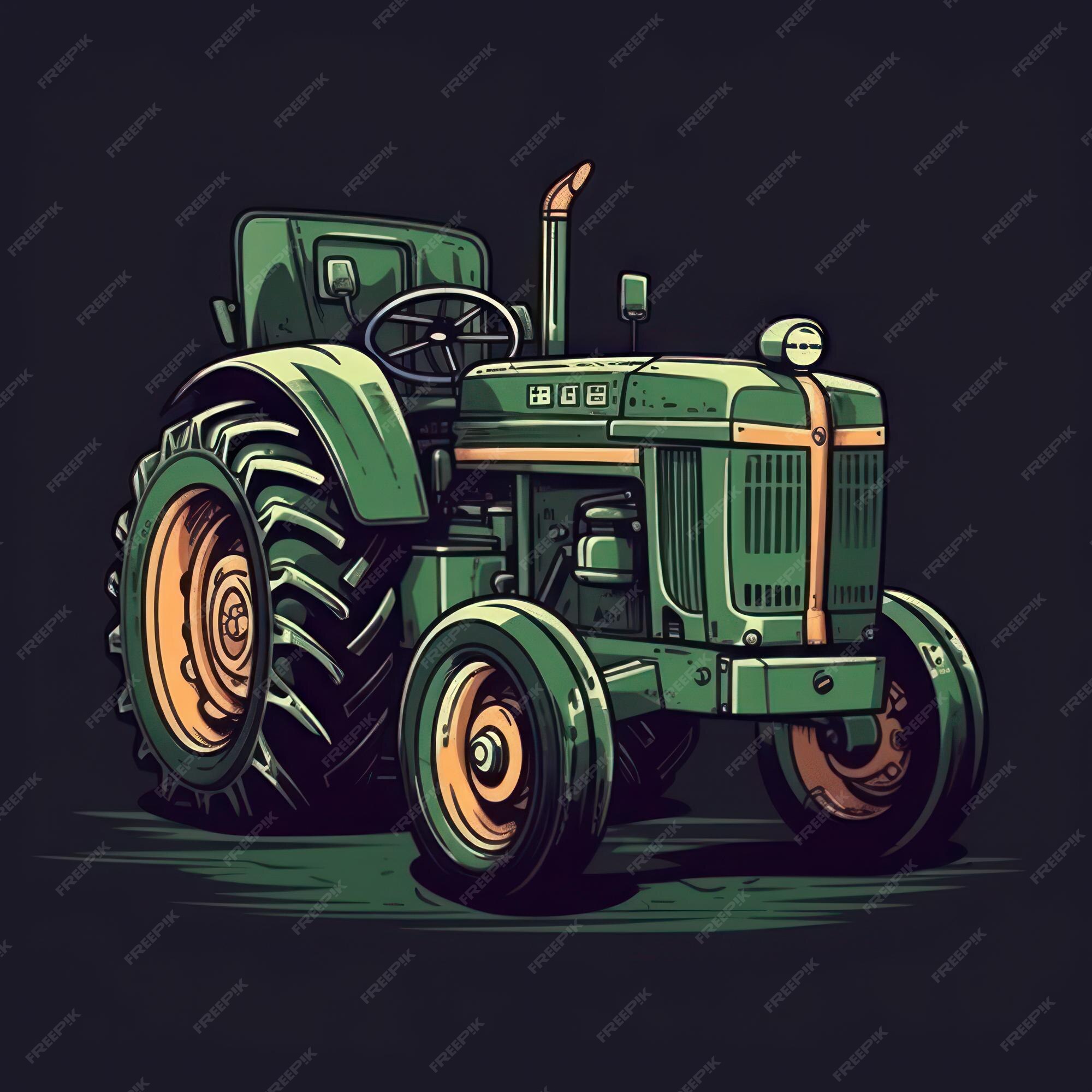 Desenho de trator trator dos desenhos animados TRACTOR KINGS 