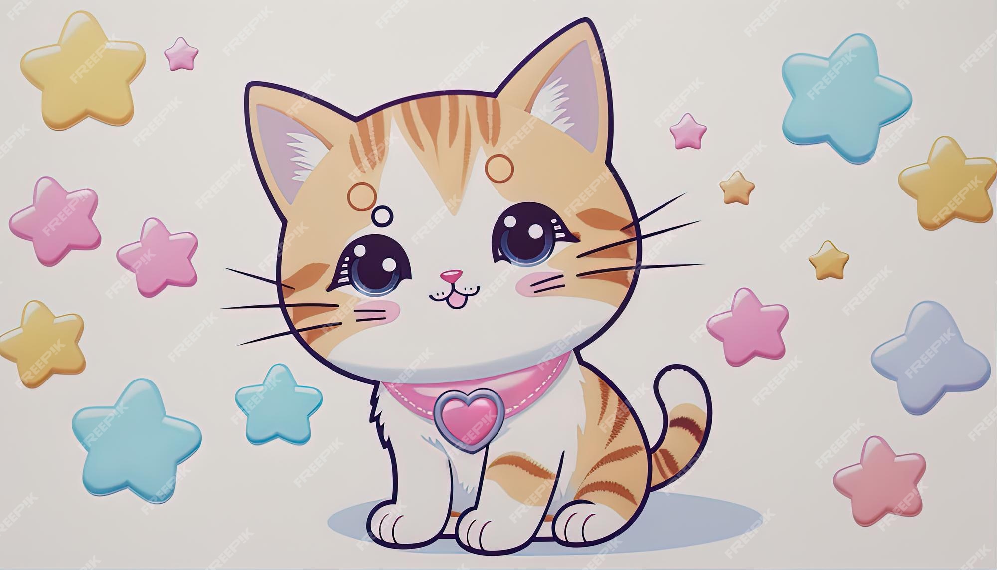 Cats pets cute. Papel de parede kawaii, bonitos, Papeis de parede kawaii,  Cute Cat Aesthetic HD phone wallpaper