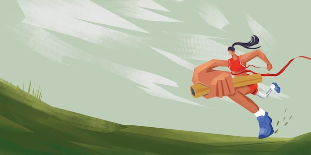 Ilustração esportiva