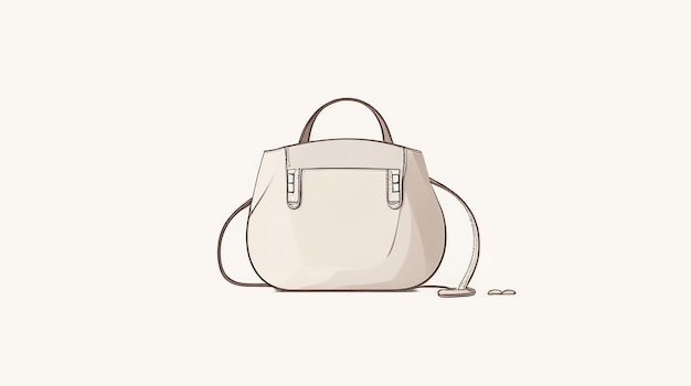 Ilustração expressiva Desenhando uma Bolsa Passo a Passo