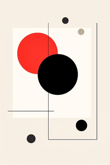 Ilustração minimalista inspirada no suprematismo