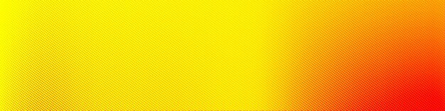 Ilustração panorâmica de design de fundo abstrato amarelo gradiente