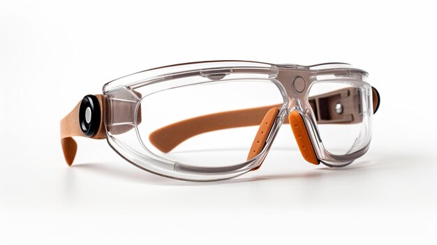 Ilustração para óculos de proteção isolados em fundo branco generativo Ai