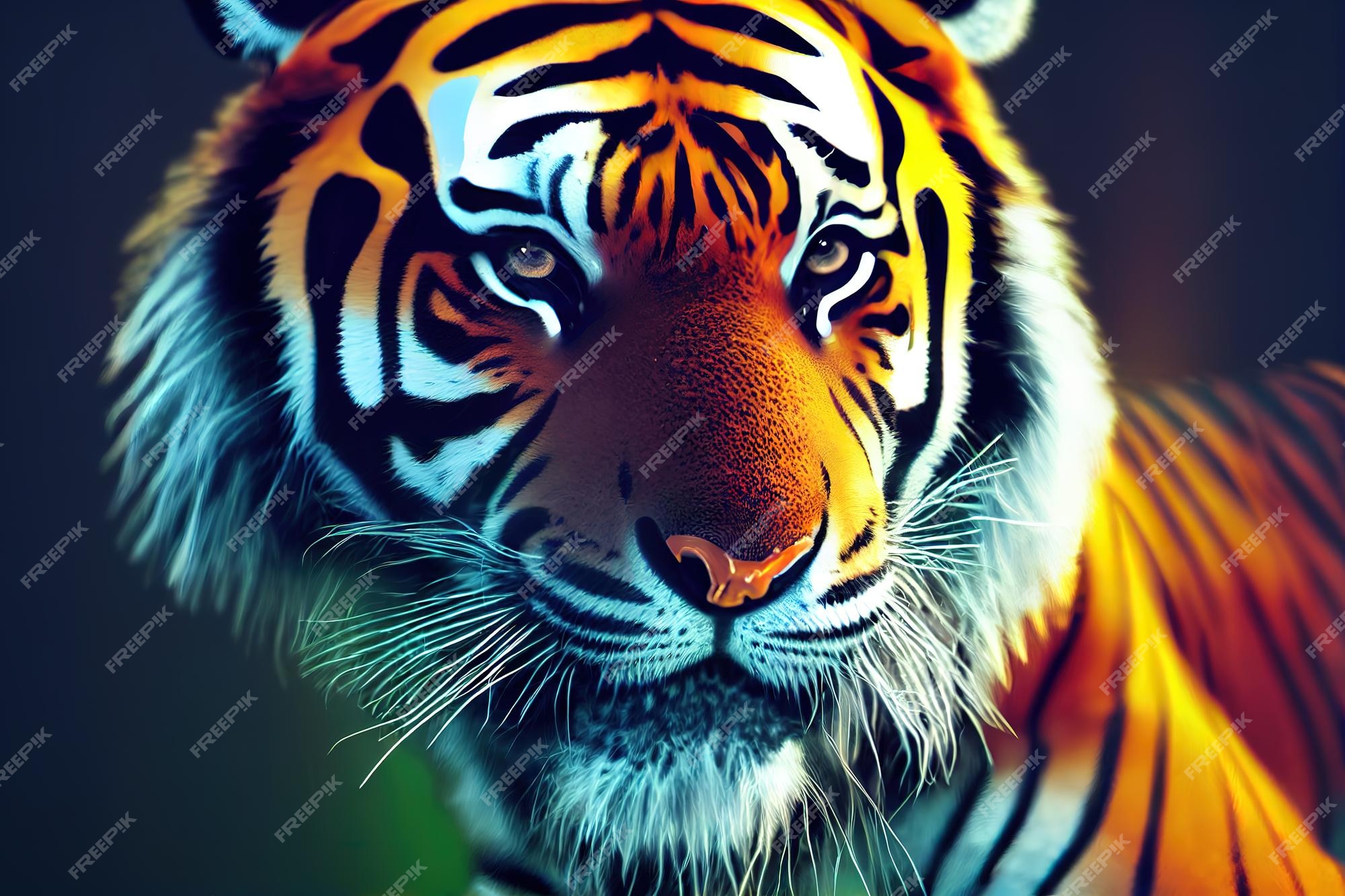 tigre dentro uma vidro jarra com água. 3d ilustração., ai generativo imagem  23181597 Foto de stock no Vecteezy