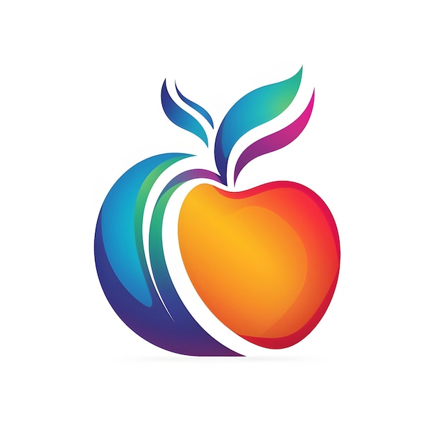 Ilustração simples do logotipo da maçã