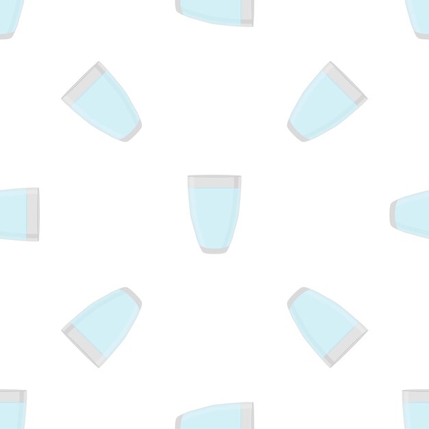 Ilustração sobre o tema colorido conjunto de copos de vidro de tipos idênticos