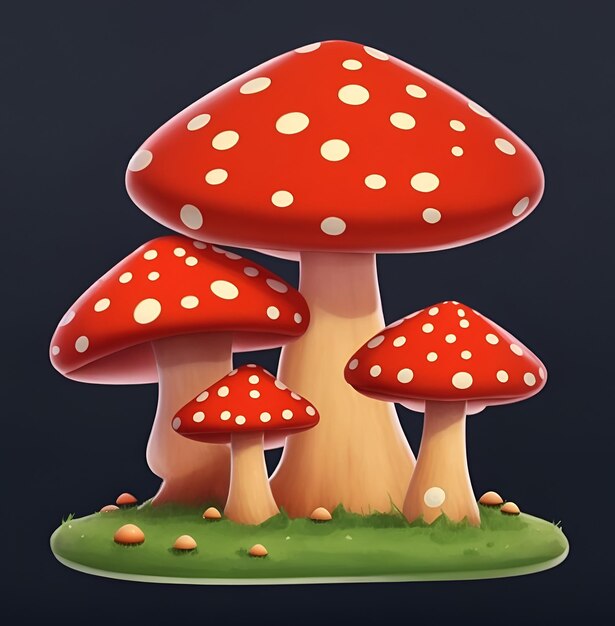 Foto ilustração_toadstool_cluster