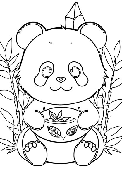 Desenho Para Colorir panda - Imagens Grátis Para Imprimir - img 17917